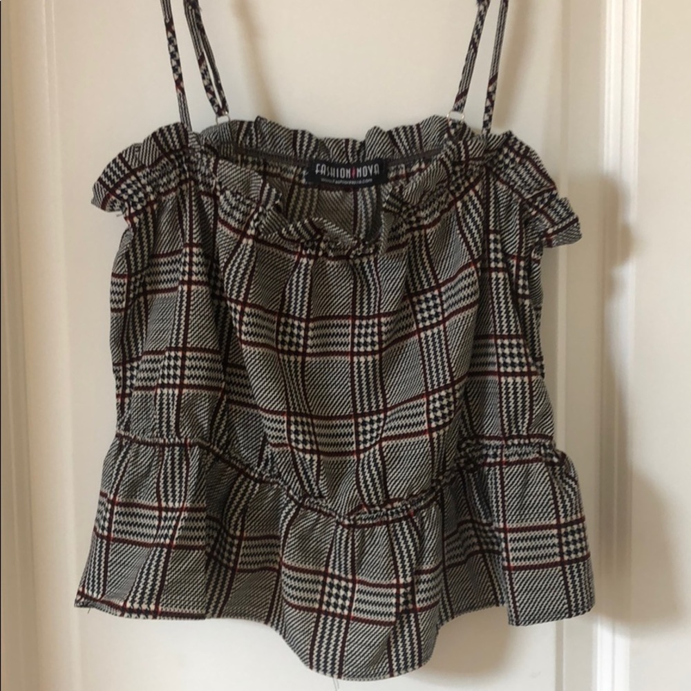 Plaid Top